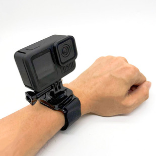 GoPro运动相机配件 360度旋转手臂带大疆Osmo Action 简易手腕带
