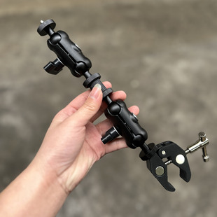 摩托车骑行相机录制支架Gopro运动相机支架360x3支架手机导航支架