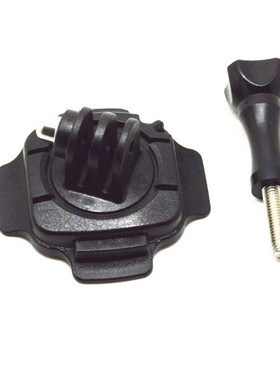 运动相机配件360度旋转头盔固定座附带3M胶长螺丝通用底座GP92-P