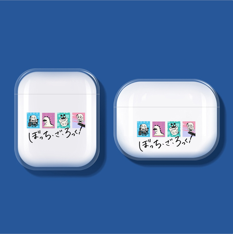 孤独摇滚 后藤一里 山田凉耳机套适用 苹果airpods Pro保护套2/3三代耳机套 硅胶软 动漫周边透明BOCCHI ROCK