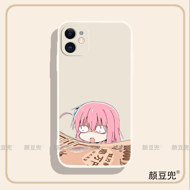 后藤一里 孤独摇滚12Pro手机壳8Plus适用iphone14pro max硅胶软iqoo11苹果13Pro动漫8红米K50壳一加9r华为P50