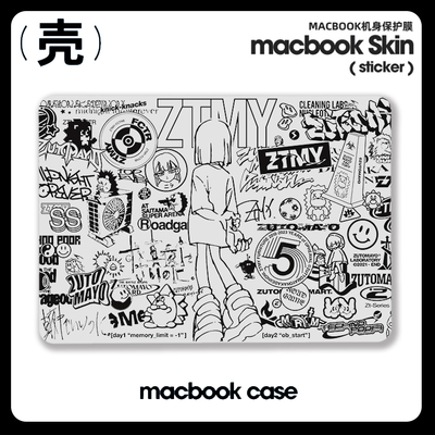 真夜中ZTMY二次元适用苹果macbook air13.3寸pro14笔记本12保护壳15寸Max16 M2芯片Macbook电脑保护套M4动漫