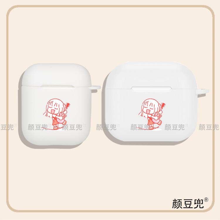 孤独摇滚 喜多郁代 Air pods Pro3代 适用苹果airpods Pro2代保护套1/2代耳机套Airpods3代华为Freebuds SE壳