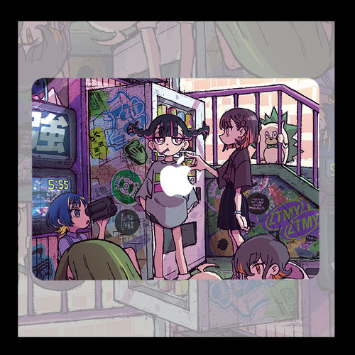 真夜中ZTMY二次元适用苹果macbook air13.3寸pro14笔记本12保护壳15寸pro16 M2芯片Macbook电脑保护套M4动漫