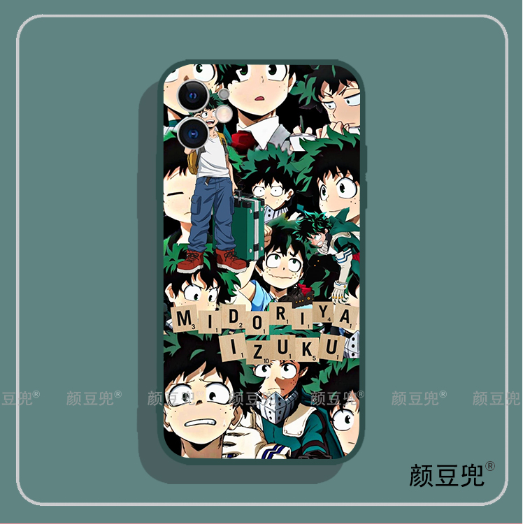绿谷久出 英雄学院12Pro手机壳8Plus适用iphone14pro max硅胶软iqoo11苹果13Pro动漫红米K50一加9华为P50周边