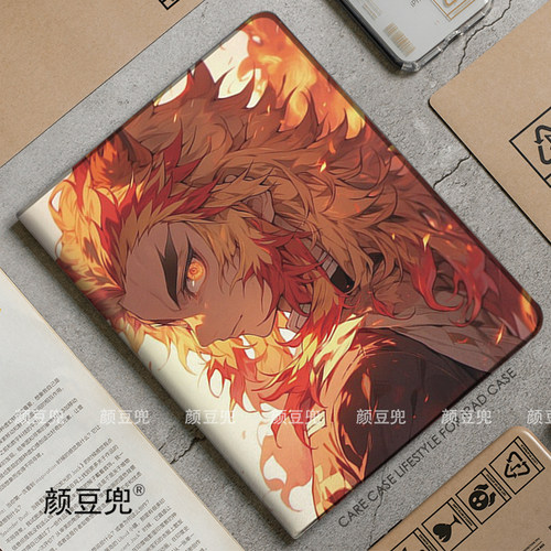 炎柱杏寿郎 鬼灭之刃ipad10.2适用air4/5 10.9保护套matepad pro12.9 Air3笔槽mini5/6小米5/6pro11华为M6pad