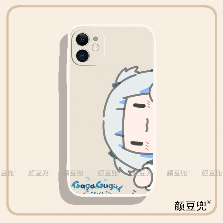 鲨鱼GAWR·GURA噶呜 动漫适用于iphone 15pro max华为mate60pro小米14iqoo11苹果13硅胶vivoX70一加10三星S23