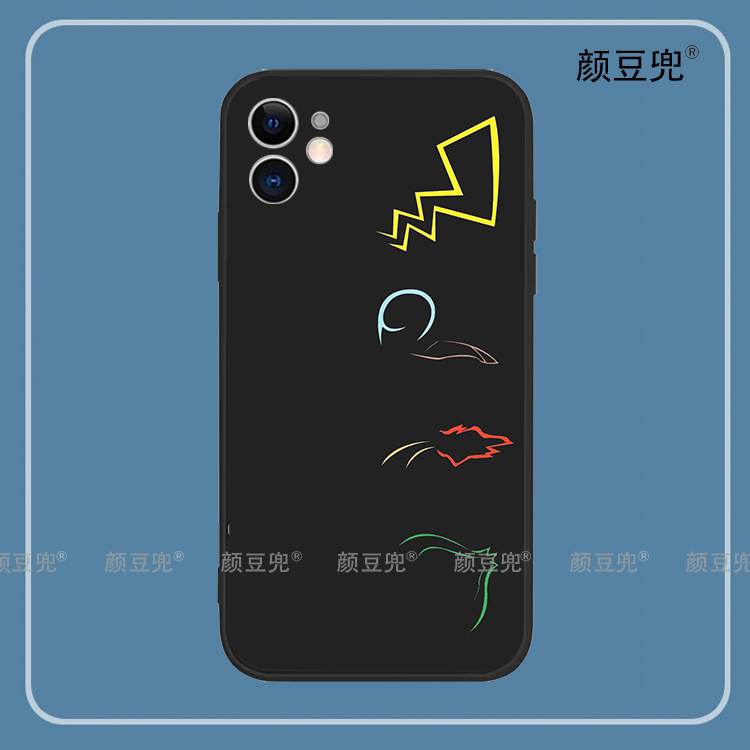 宝可梦 皮卡丘手机壳iPhone13适用12 Pro苹果11 XS MAXR动漫IQOO9
