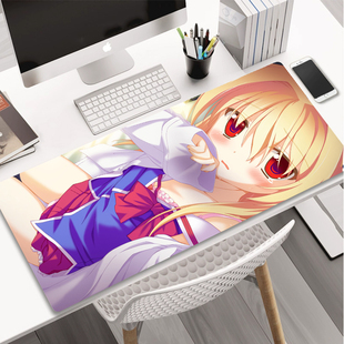五彩斑斓的世界 二阶堂真红鼠标垫大号游戏电竞键盘桌垫 定制防滑