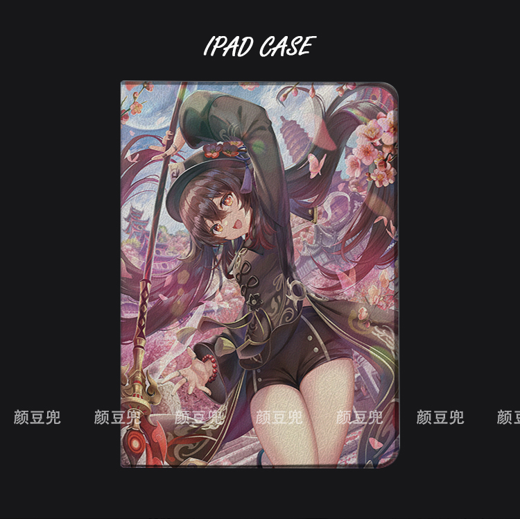原神ipad10.2胡桃air3/4保护套pro11适用9.7笔槽mini6华为Matepad