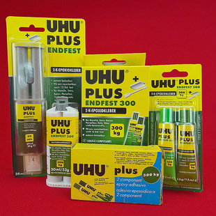 UHU胶水plusendfest300kg环氧树脂45630进口AB胶5735友好U胶45640