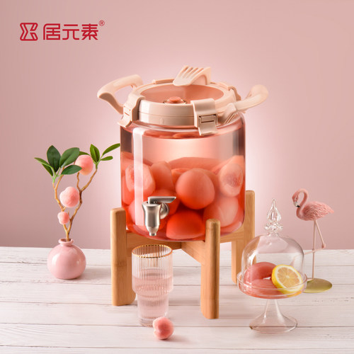 居元素泡酒专用酒瓶泡酒罐果酒青梅荔枝杨梅酿酒罐高档加厚带龙头