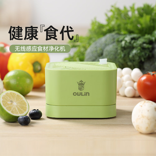 欧琳双挡便携式果蔬净化器