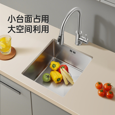 欧琳304不锈钢水槽单槽