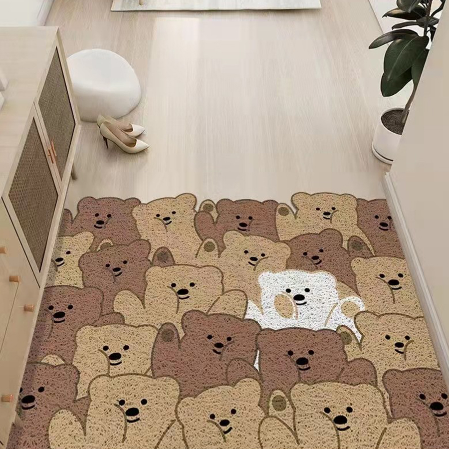 丝圈简约入户地垫耐用地垫促销