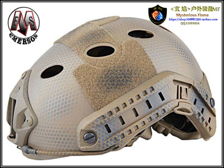 Emersongear/爱默生 FAST-PJ快反战术头盔 空降垂降索降头盔 户外
