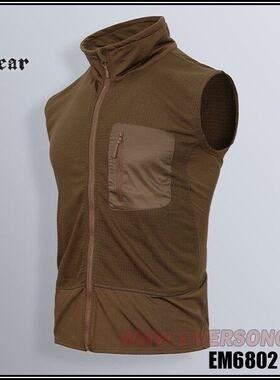 Emersongear/爱默生 玉米抓绒背心 抓绒保暖户外休闲背心马甲夹克