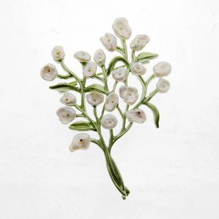 vintg清新气质淡水异性珍珠满天星配胸针胸花山茶花女新鲜出炉