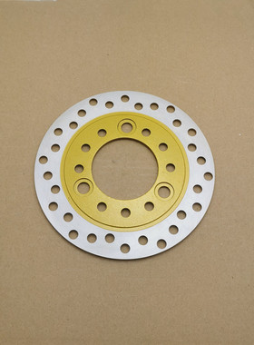 适用 豪爵100摩托车HJ100T-7-7C-7D-7M福星S喜之星 刹车盘 刹车片