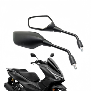 适用嘉爵启程ADV150布雷斯通极岳 极宙枭龙酷特MR三叶赛博 后视镜