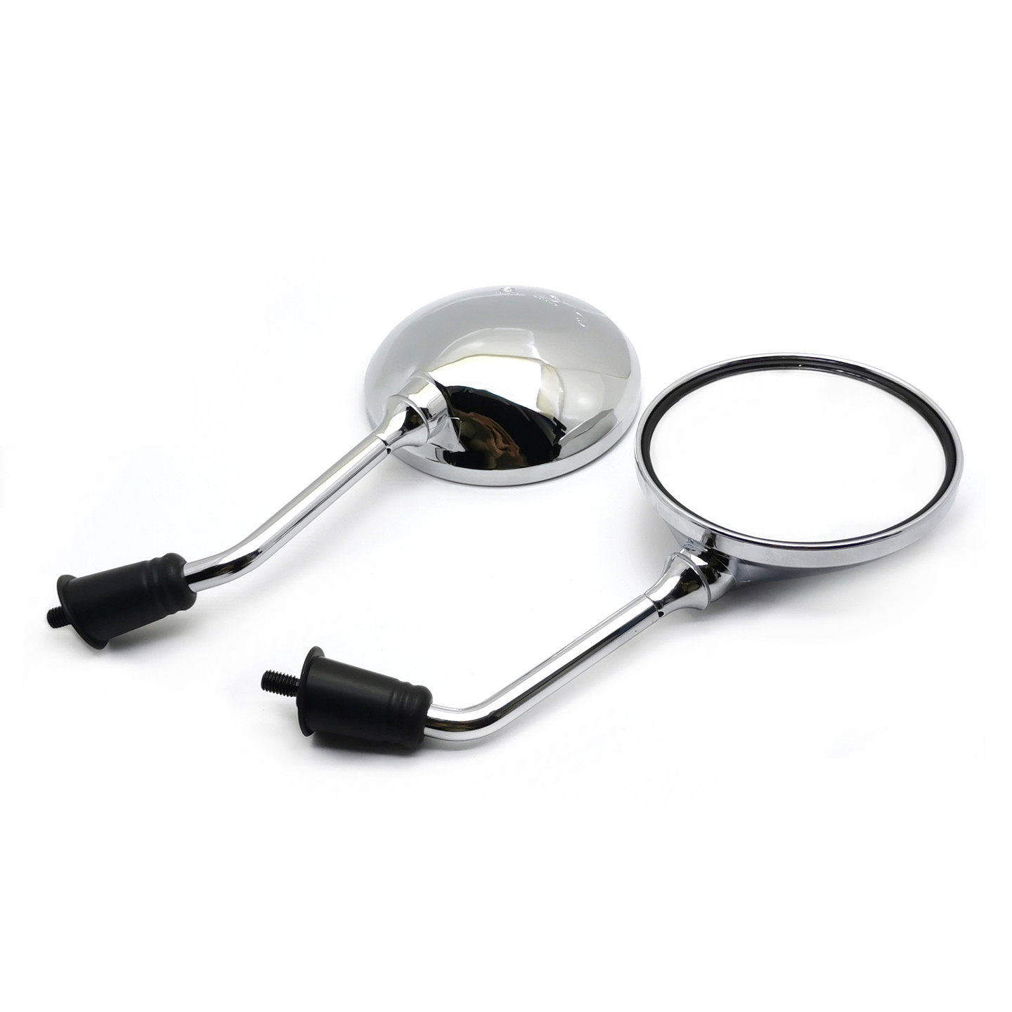 破界小卡拉125复古踏板摩托车后视镜 小卡拉后视镜 反光镜原装