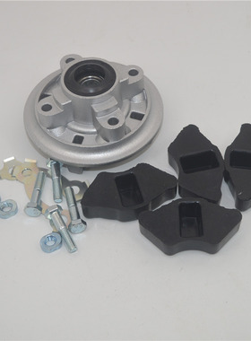 适用雅马哈摩托车JS125-6F-7C-6B-6A-V6骏将骏风缓冲胶链轮座总成