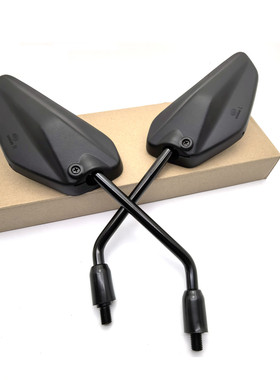 适用 豪爵ADX125反光镜HJ125T-58A倒车镜 踏板摩托车ADX125后视镜