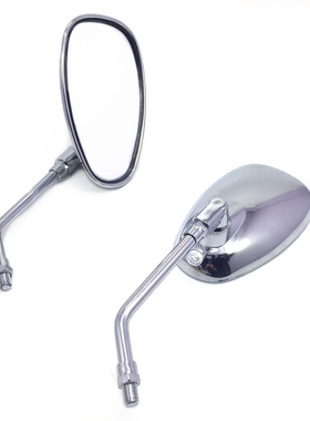 适用男装125轻骑铃木HJ125钻豹后视镜150三轮摩托车10m通用反光镜