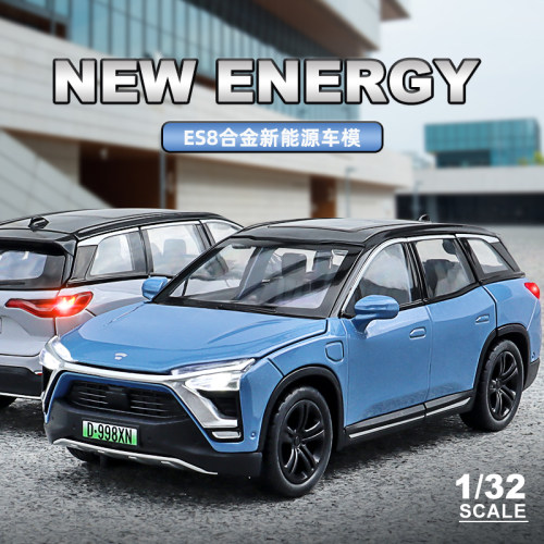 132新能源小轿车模型声光玩具车