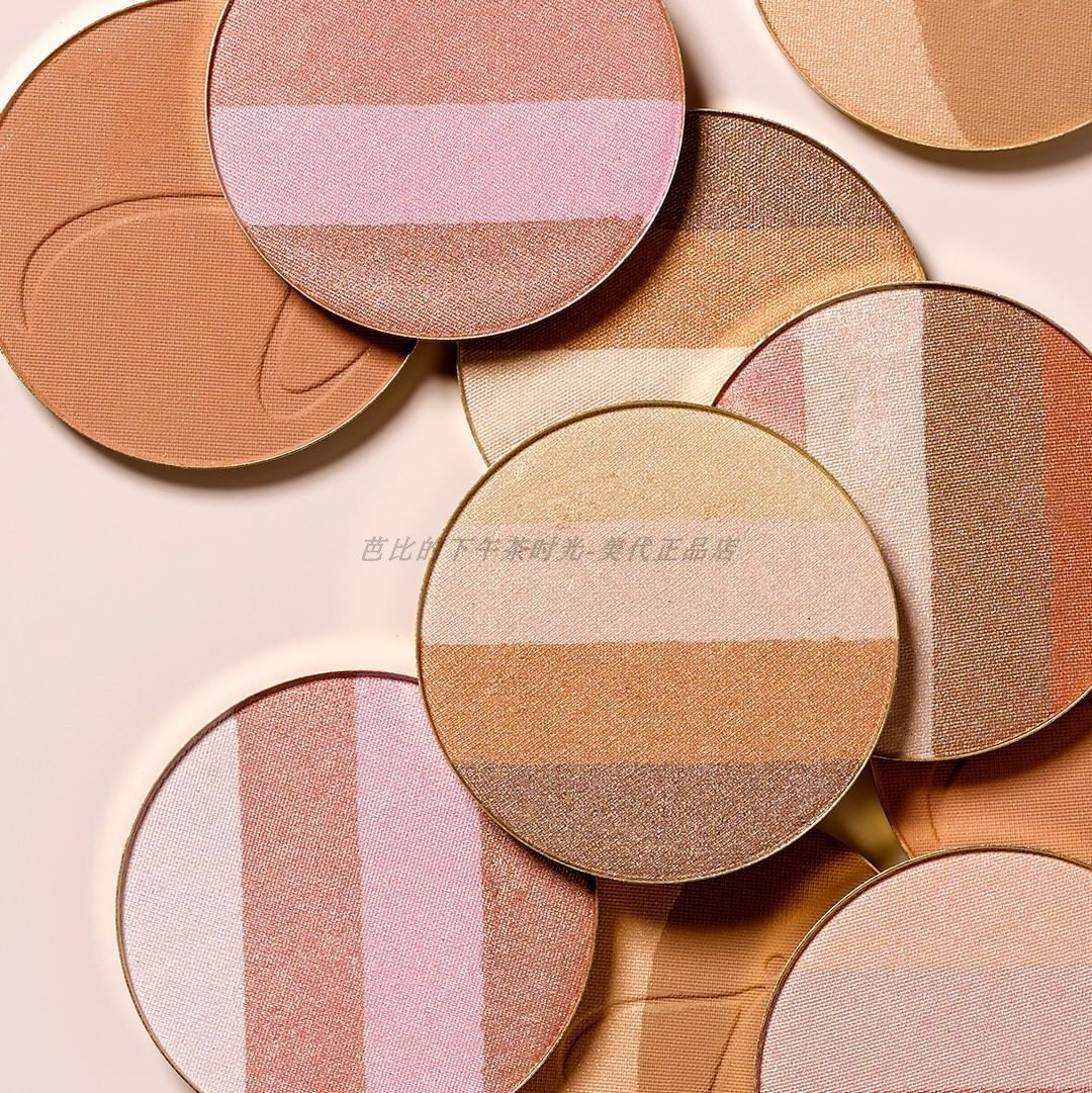 新品Jane Iredale珍爱高光阴影2合一四色粉饼BRONZER8.5G