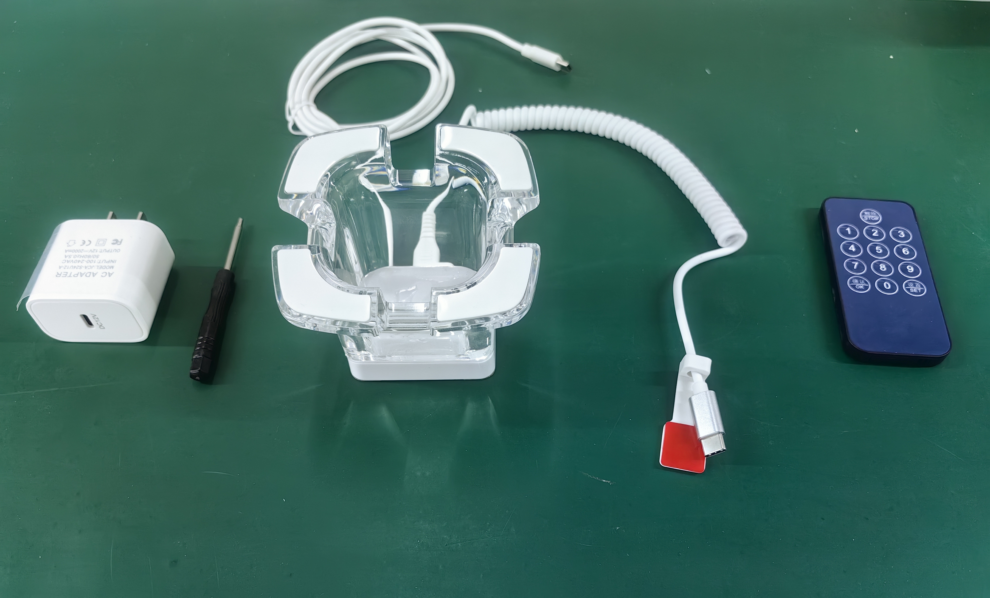 平板防盗报警器iPad充电12V2A展示支架Type-c闪充接口