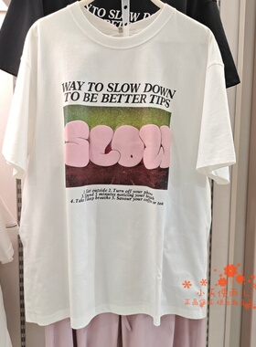 凯迪娅WN08522女士丝芙平纹发泡印花T恤休闲舒适棉背心实体正品