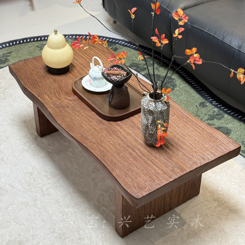 实木茶几复古家用客厅异形茶台桌