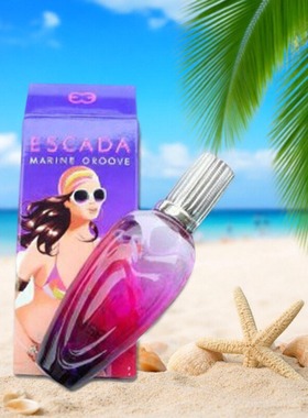 Escada艾斯卡达Marine Groove艳阳派对限量版女士淡香水4ML无喷头