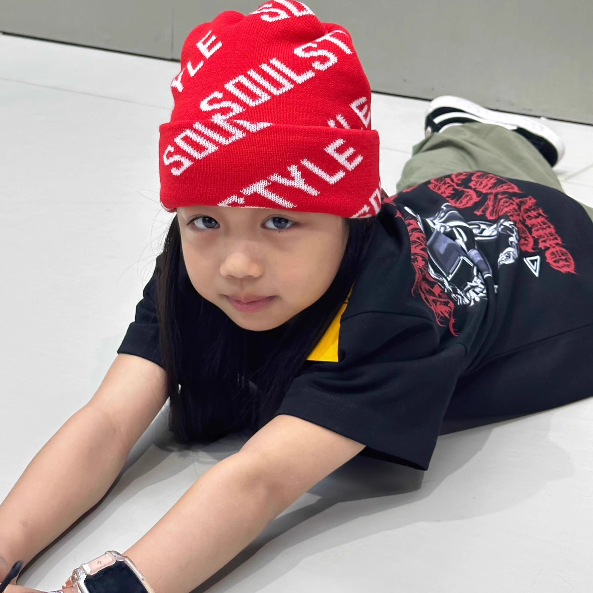 SOULSTYLE嘻哈街舞滑板说唱针织提花线帽街头bboy少儿款男女冷帽