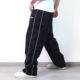 Brand 22SS复古old school嘻哈街舞宽松运动长裤 FBS bboy练舞裤 子