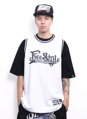 FBS ARMORY Freestyle Session三方联名款嘻哈街舞网眼速干篮球衣