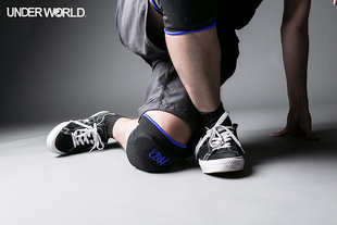 正品UNDERWORLD护膝bboy街舞装备footwork护膝盖加厚防撞运动护具