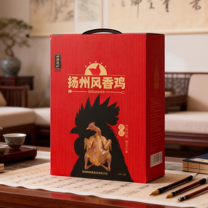 江苏扬州风香鸡800g熟食特产凉拌菜开袋即食新鲜送礼年货礼盒包装