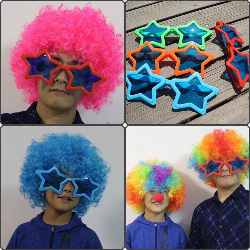 派对化妆舞会眼镜五角星眼镜星形眼镜cosplay搞笑眼镜小丑眼镜|msdalam kategori mod main/animasi/Zhou Bian/cos/permainan papan, kostum cosplay/props/perkhidmatan, aksesori COSPLAY/props/pakaian anak patung - dari Buy2taobao.com untuk memberikan perkhidmatan ejen Taobao profesional membeli