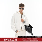 MAKE IF涌现系列休闲廓形加绒连帽卫衣女25秋冬新款