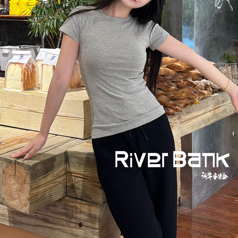 MONOHA基础款正肩修身短袖T恤