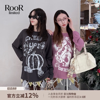【刘宇同款】CHEERi UPi格纹小象挂件玩具打底长袖T恤26春夏新款
