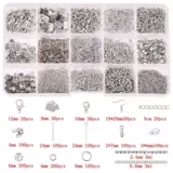 Браслет из бисера ручной работы, набор, аксессуары, колечки для украшений и бижутерии, комплект, 15 ячеек, DIY, делается под заказ