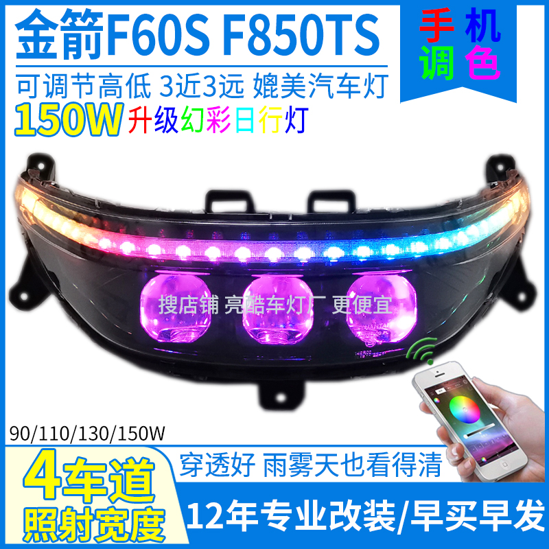 150W三矩阵透镜可调高低手机调色