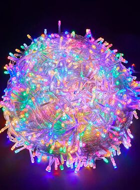 户外LED满天星彩灯串插电5米