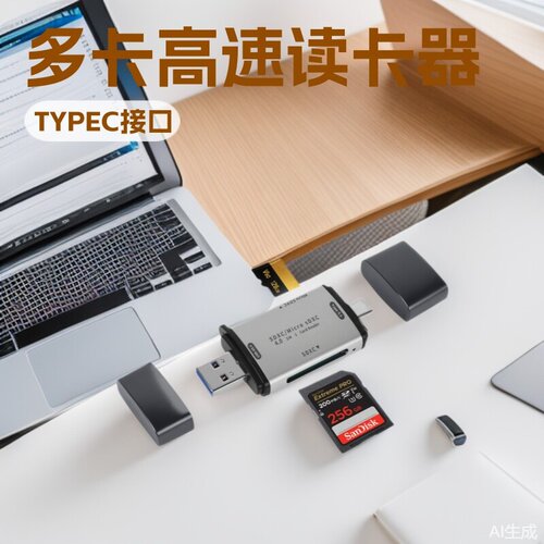 二合一读卡器Type-C高速