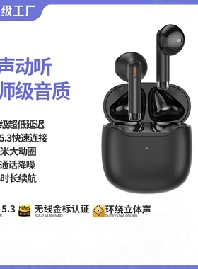 防水TWS游戏蓝牙耳机5.3通话