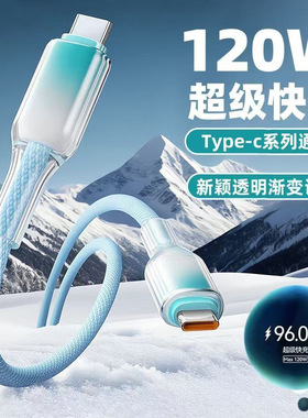 240W超快充双Type-C数据线