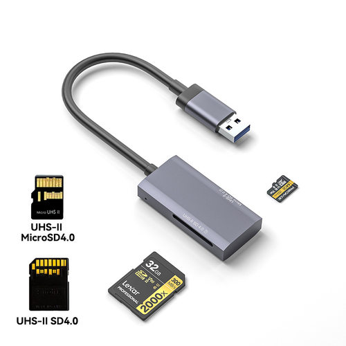 USB4.0UHS-IIV90高速读卡器